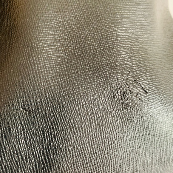 Authentic black large Coach leather tote - Picture 9 of 13